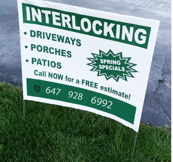 Custom Coroplast Lawn Signs in Toronto